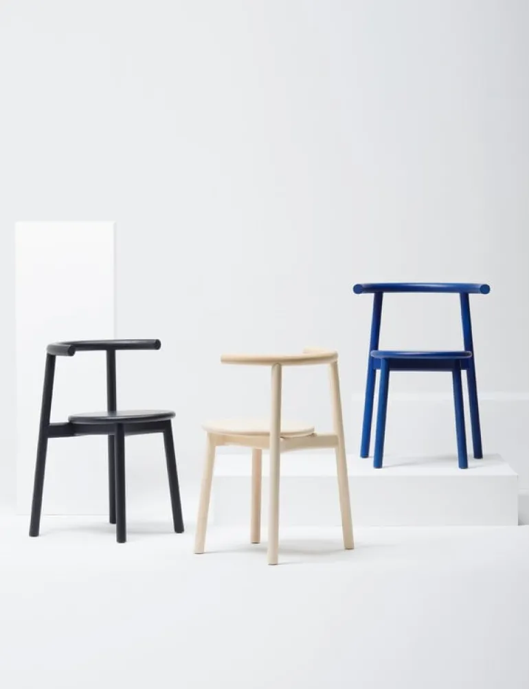 Mattiazzi MC5 Solo chair, blue-black