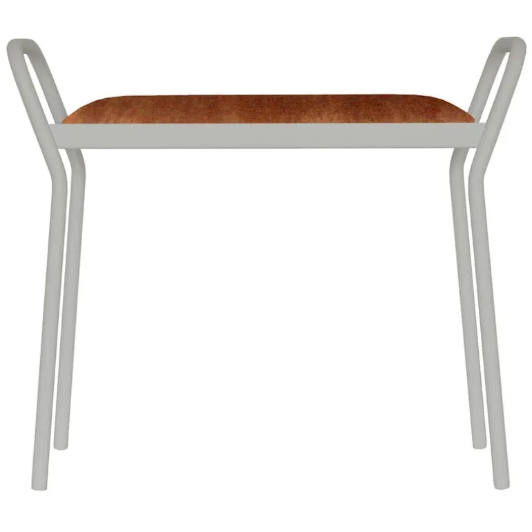 Maze Anyone stool, grey - rust