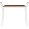 Maze Anyone stool, white - vintage cognac