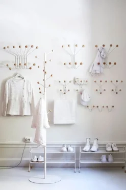 Maze Bill coat rack, L, white