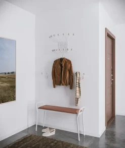 Maze Bill coat rack, L, white