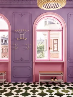 Maze Bill coat rack, XS, silk grey