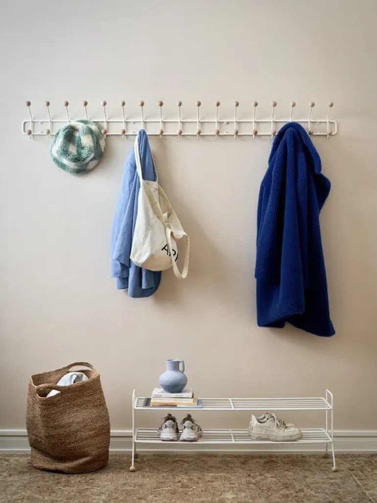 Maze Bill horizontal coat rack, XL, white