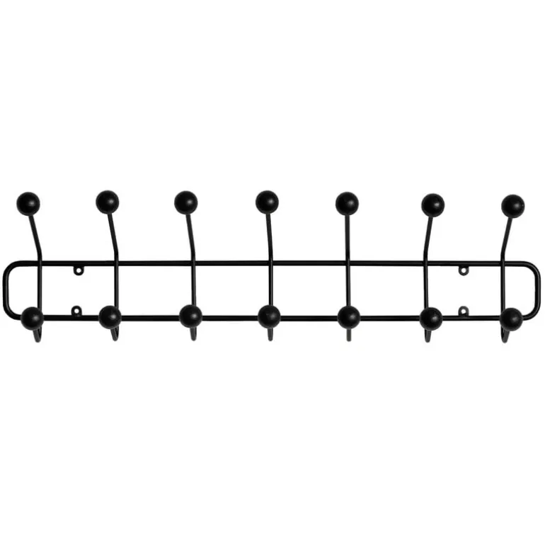 Maze Bill Horizontal coat rack, black