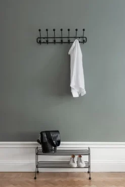 Maze Bill Horizontal coat rack, black