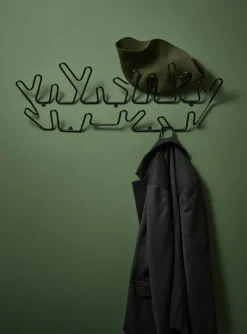 Maze Crown wall hanger, black