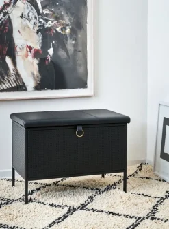 Maze Frank storage bench, black