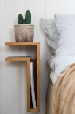 Maze F-shelf, left, oak