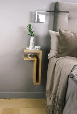 Maze F-shelf, left, oak