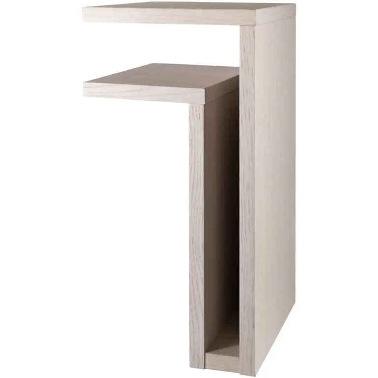 Maze F-shelf, left, white oak