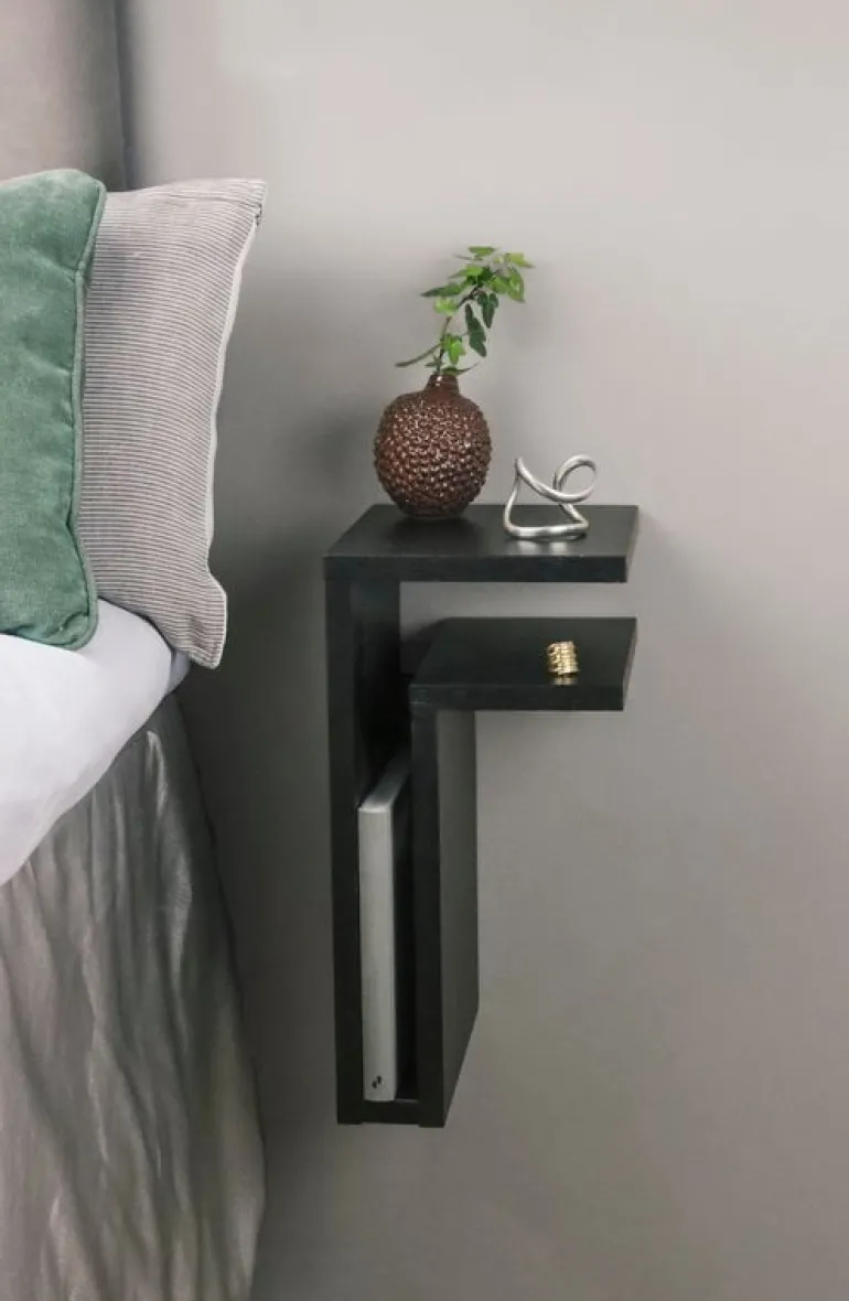 Maze F-shelf, right, black