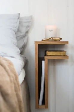 Maze F-shelf, right, oak