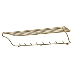 Maze Hat Rack, L, brass