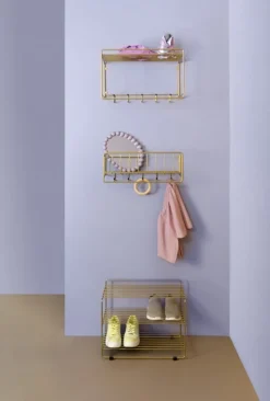 Maze Midtown shelf, brass