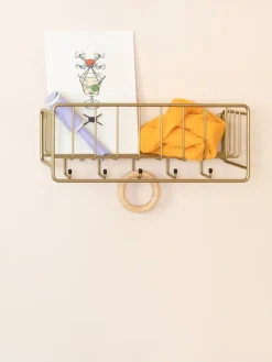 Maze Midtown shelf, brass