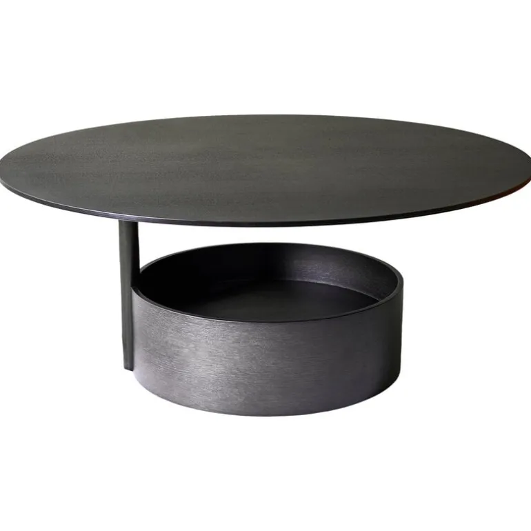 Maze Parasol coffee table, L, dark stained oak