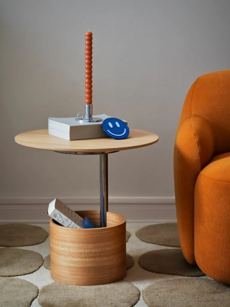 Maze Parasol coffee table, S, oak