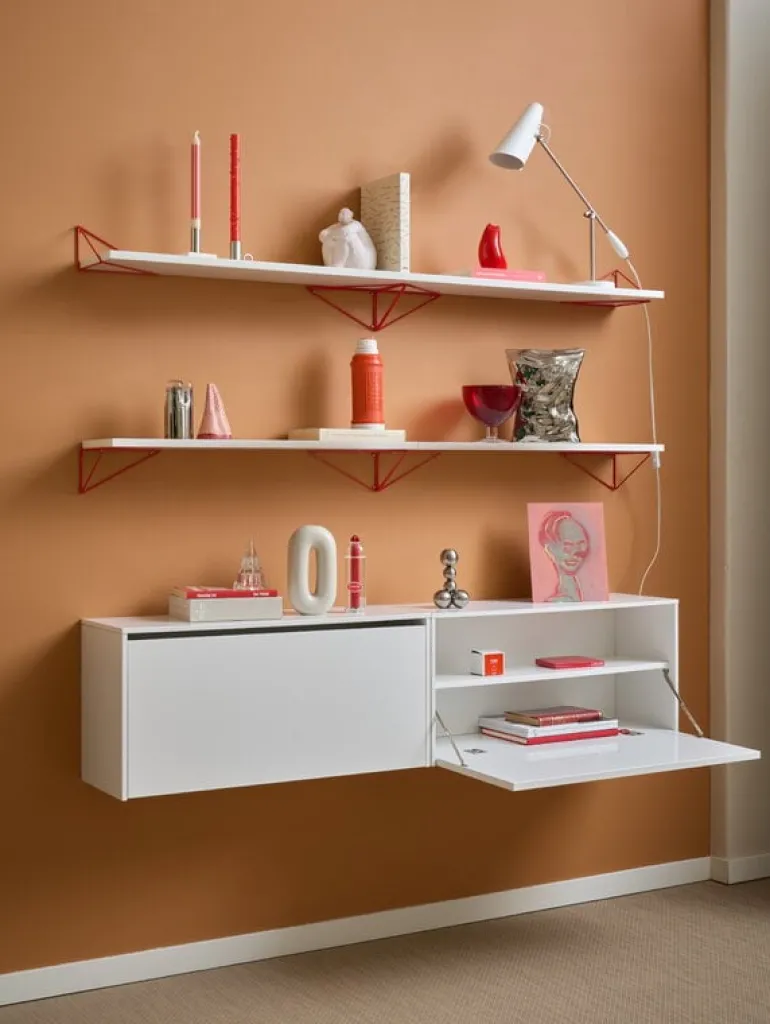 Maze Pythagoras brackets, 2 pcs, red