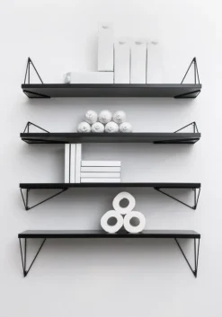 Maze Pythagoras shelf, 80 x 20 cm, black