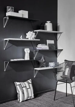 Maze Pythagoras shelf, 80 x 20 cm, black