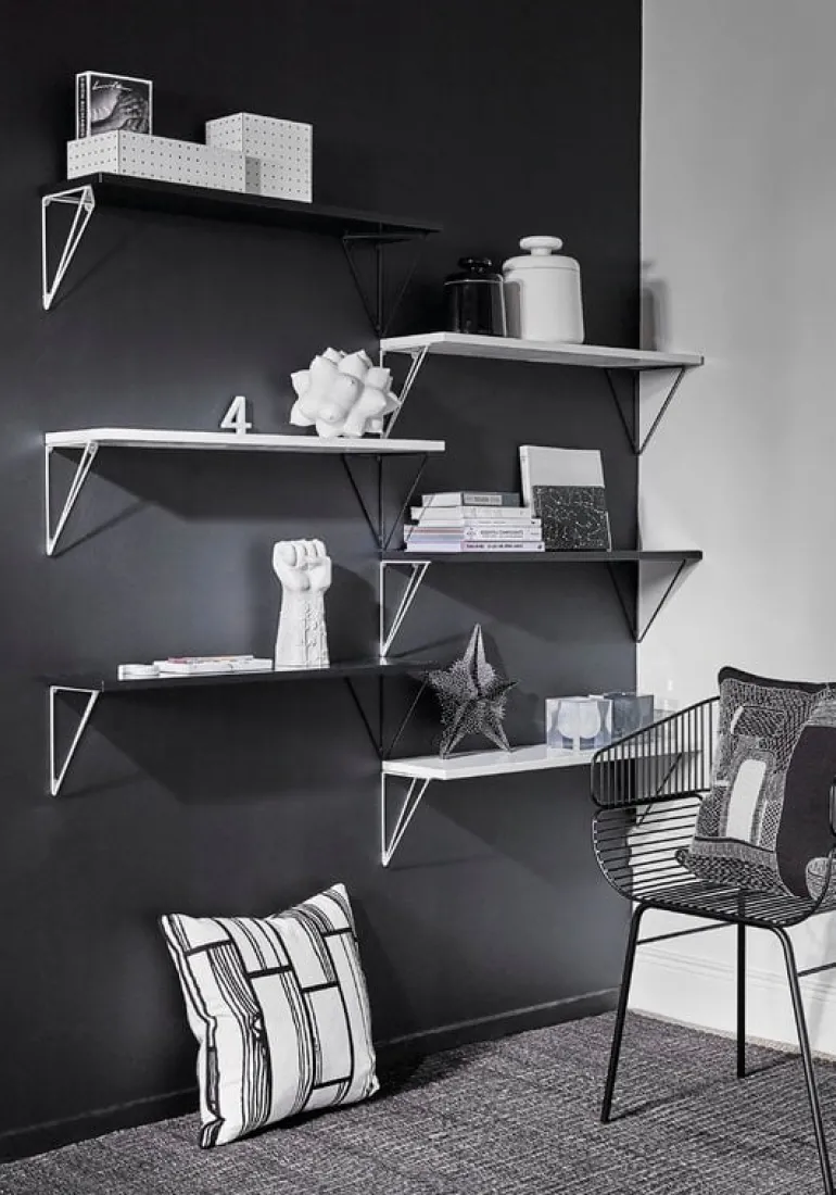 Maze Pythagoras shelf, 80 x 20 cm, white