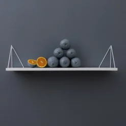 Maze Pythagoras shelf, 80 x 20 cm, white