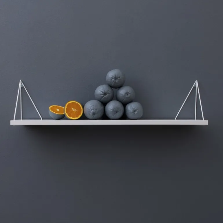 Maze Pythagoras shelf, 80 x 20 cm, white