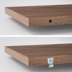 Maze Pythagoras shelf, 60 x 20 cm, walnut