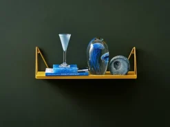 Maze Pythagoras XS shelf with brackets, maize yellow