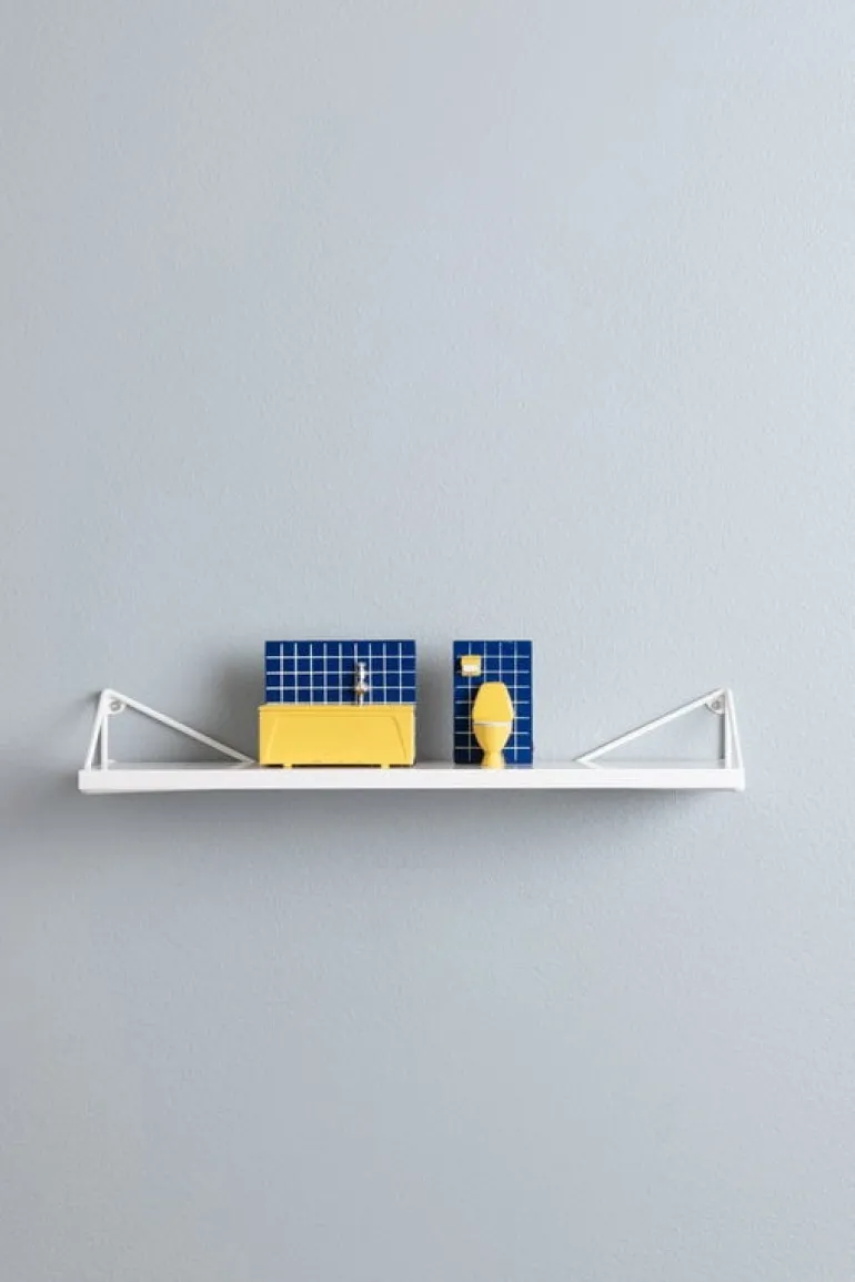 Maze Pythagoras XS shelf with brackets, white