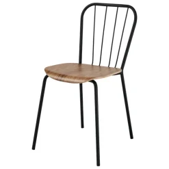 Maze Same chair, black - walnut