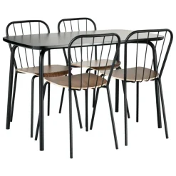 Maze Same chair, black - walnut