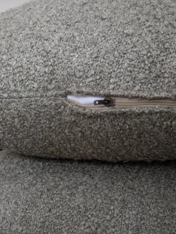 Maze Same Easy armchair, white - taupe fabric