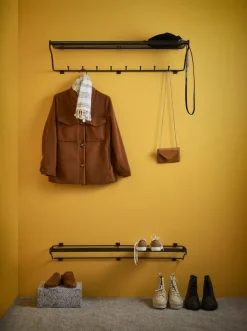 Maze Shoe Shelf, L, black