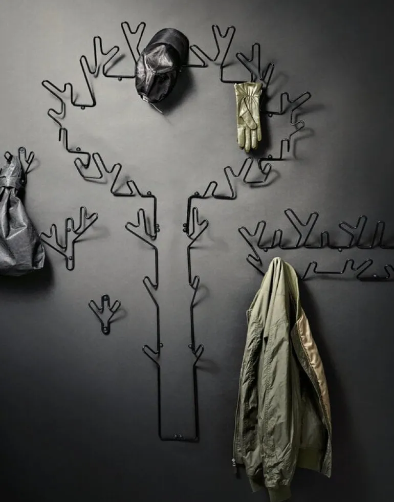 Maze Twig wall hanger, black