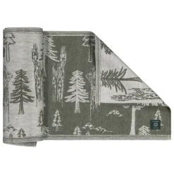 Metsä/Skogen Nebularis seat cover, 45 x 160 cm, olive - off-white