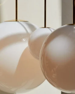 Michael Anastassiades Brass Architectural Collection pendant 250, polished brass