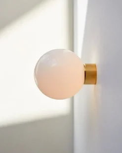 Michael Anastassiades Brass Architectural Collection wall/ceiling lamp 150, polished brass