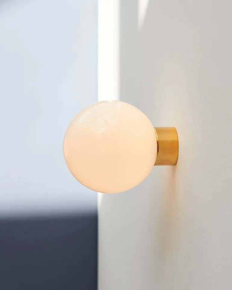 Michael Anastassiades Brass Architectural Collection wall/ceiling lamp 150, polished brass