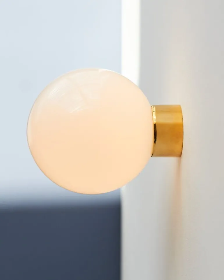 Michael Anastassiades Brass Architectural Collection wall/ceiling lamp 150, polished brass