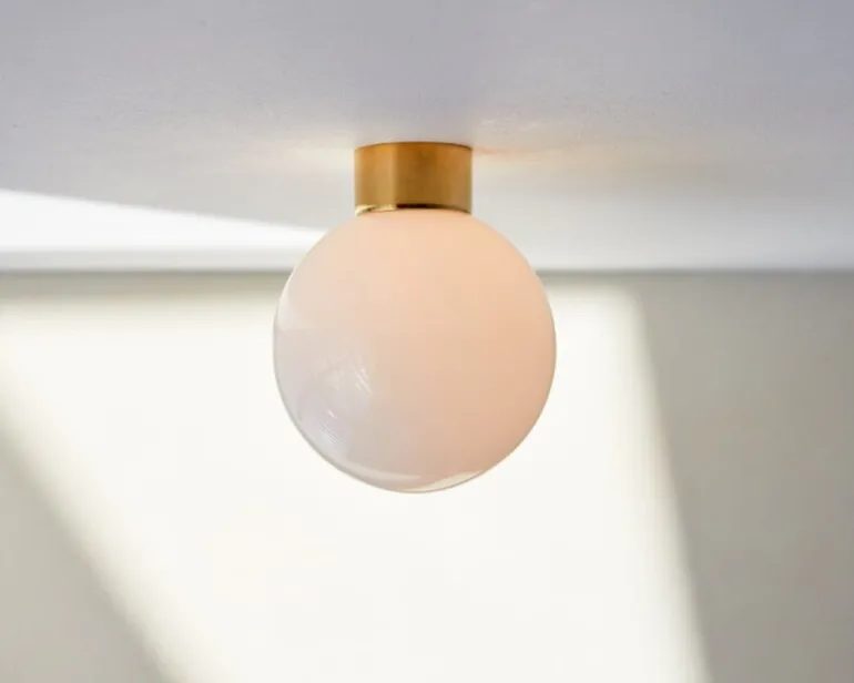Michael Anastassiades Brass Architectural Collection wall/ceiling lamp 150, polished brass