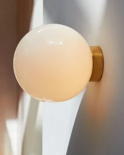 Michael Anastassiades Brass Architectural Collection wall/ceiling lamp 250, polished brass