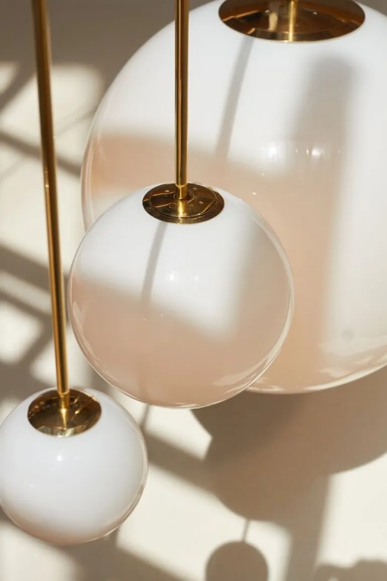 Michael Anastassiades Brass Architectural Collection pendant 80, polished brass