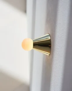 Michael Anastassiades Cone Light wall/ceiling lamp, polished brass