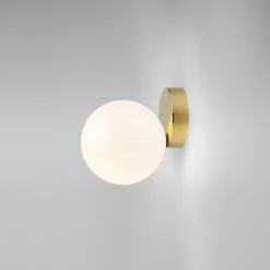 Michael Anastassiades Tip of the Tongue wall/ceiling lamp, polished brass