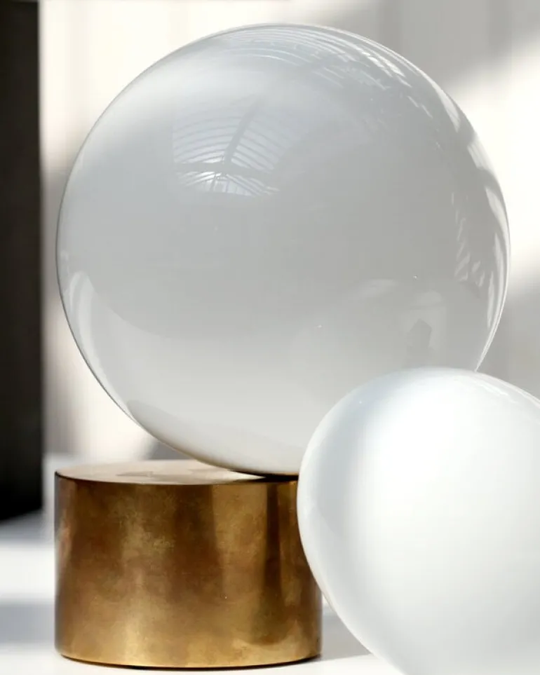 Michael Anastassiades Tip of the Tongue table lamp, polished brass