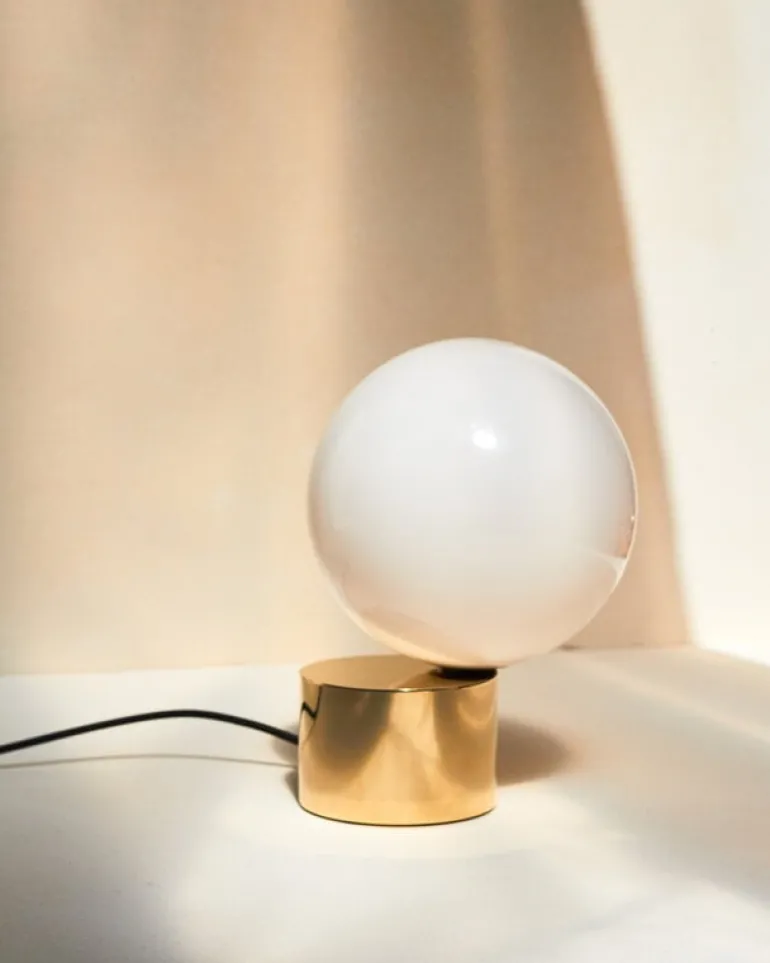 Michael Anastassiades Tip of the Tongue table lamp, polished brass