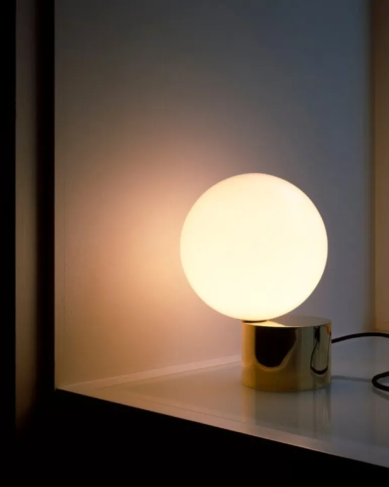 Michael Anastassiades Tip of the Tongue table lamp, polished brass