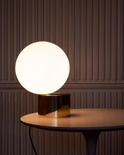 Michael Anastassiades Tip of the Tongue table lamp, polished brass
