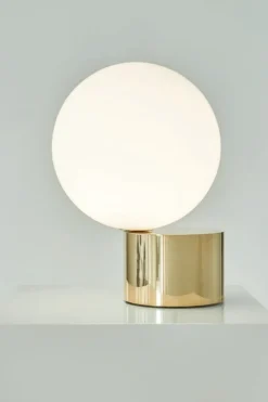 Michael Anastassiades Tip of the Tongue table lamp, polished brass